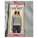 Nine West Womenï¿½s Striped Sweater, Size Small