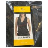 Black Medium Vest by Steve Madden