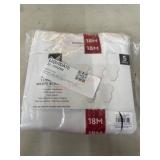 5-Pack of 18M White Long-Sleeve Bodysuits