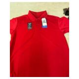 Red Nautica Boys Polo Shirt, Size L (14/16)