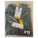 Half-Zip Pullover in Green, Size M