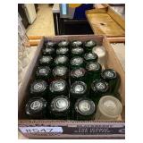 55 Jager glasses