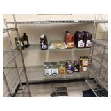 Four tier Metro rack 72 x 18 x 72 content not