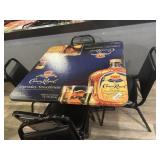 Crown Royal 4 top table with 4 chairs