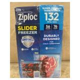 Ziploc Slider Storage Variety Pack 132 Bags