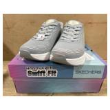Ladies Swift-Fit Gray Sneakers, Size 9