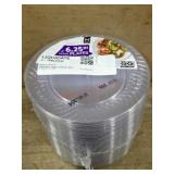 90 Clear Disposable 6.25-Inch Plates