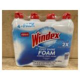 Windex Fast Shine Foam 4-Pack Cleaner