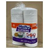 Hefty Supreme 6-inch Snack Plates, 320 Count