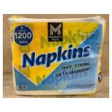 Pack of 1200 Disposable Napkins