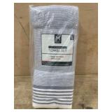 Kitchen Towel Set with Striped Design