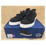 Womenï¿½s Black Lace-Up Sneakers, Size 11