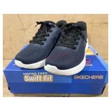 Menï¿½s Navy/Black Sneakers, Size 9.5