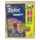 Ziploc Variety Pack With 347 Bags
