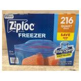 Ziploc Freezer Bags ï¿½ 216 Count