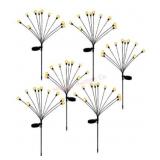 Deck Impressions Solar Firefly Lights, 6-Pack