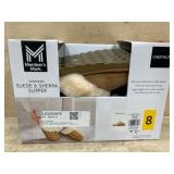 Womenï¿½s Suede and Sherpa Slippers