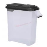Plastic Storage Dispenser With Lid