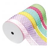 Premium Wired Spring Ribbon, 6-Pack