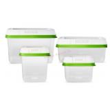FreshWorks 8-Piece Food Storage Containers Set