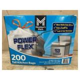 200 Tall Kitchen Bags with Power-Flex
