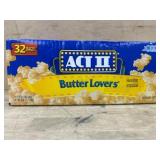 Act II Butter Lovers Popcorn, 32 Bags