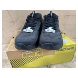 Menï¿½s Black Swift-Fit Sneakers, Size 10