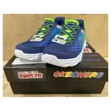 Kids Navy/Lime Swift-Fit Sneakers