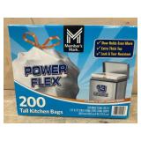 Tall Kitchen Drawstring Trash Bags, 13 Gallon