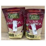 Two Bags of Earthly Choice Organic Quinoa