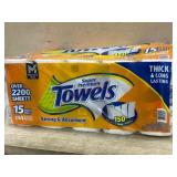 Super Premium Towels, 15 Mega Rolls