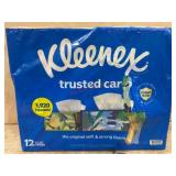 Kleenex Trusted Care Facial Tissues 12-Pack