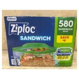 Ziploc Sandwich Bags 580 Count