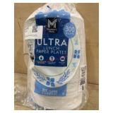 Pack of Ultra Lunch Paper Plates, 300 Count
