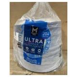 Pack of Ultra Dinner Paper Plates, 204 Count