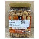 Lightly Salted Cashews in Plastic Jar