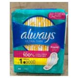 Always Ultra Thin Regular Pads, 48 Count