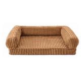 XL Sofa Pet Bed in Root Beer Float Color