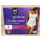 Womenï¿½s Protective Underwear, Small, 96 Count