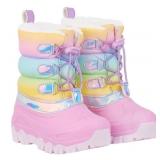 Kidsï¿½ Rainbow Winter Boots, Size 7/8