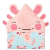 Axolotl Cotton Kidsï¿½ Hooded Towel With Hand Pocket