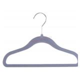 Kids Velvet Hangers 30-Pack in Gray