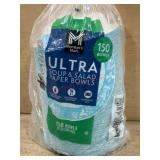 Pack of 150 Paper Soup and Salad Bowls