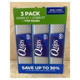 3-Pack Qtips Cotton Swabs Assortment