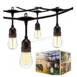 EcoScapes Outdoor LED Cafe String Lights, 48ï¿½