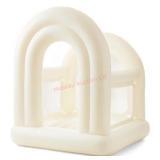 Cream Indoor Double Arch Bounce House