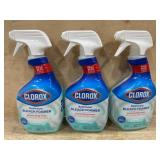 Clorox Bathroom Bleach Foamer Spray Lot of 3