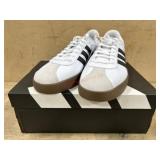White and Black VL Court 3.0 Shoes, Size 11