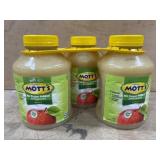 3 Mottï¿½s No Sugar Added Applesauce Bottles