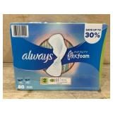 Always Infinity FlexFoam Pads, 80 Count